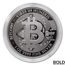 2024 1 oz Niue Crypto Series: Silver Bitcoin (BU)