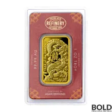 1 oz Asahi Dragon Gold Bar (In Assay)