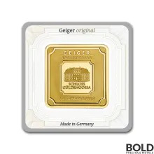 Gold 1 oz Geiger Edelmetalle Square Bar