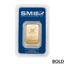 10 Gram Sunshine Mint Gold Bar (Impaired)