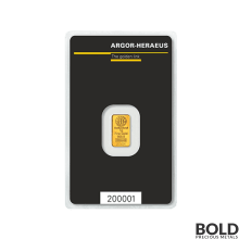 1 Gram Argor-Heraeus Gold Bar