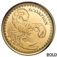 2022 1 oz Chad Scorpion Gold Coin (Proof)