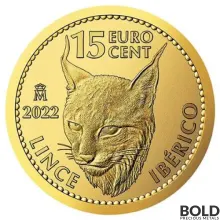2022 Gold 1/10 oz Spanish Iberian Lynx BU