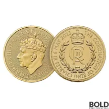 2023 Gold 1 oz Royal Mint King Coronation Crown BU