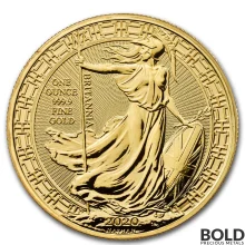 2020 Gold Great Britain Britannia Oriental Borders - 1 oz