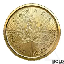 2023 Gold 1/20 oz Canada Maple Leaf Coin
