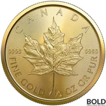 2023 Gold 1/2 oz Canada Maple Leaf Coin