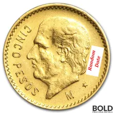 Mexican Gold Peso - 5 Peso