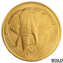 2023 Gold 1 oz South Africa: Big Five Elephant Coin BU
