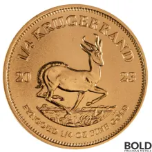 2023 1/4 oz South African Gold Krugerrand Coin (BU)