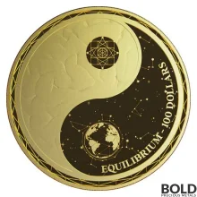 2022 Gold Tokelau Equilibrium: Yin Yang 1 oz Prooflike