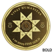 2022 Gold Tokelau Vivat Humanitas 1 oz Prooflike