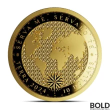 2024 1/10 oz Tokelau Terra Gold Coin (Prooflike)