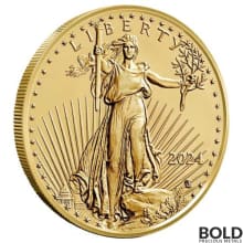 2024 1/4 oz American Gold Eagle Coin (BU)