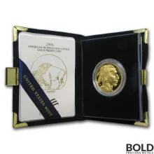 1 oz American Gold Buffalo Coin (Proof, Random Year, Original Mint Box)
