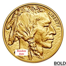 Gold American Buffalo *Random Date* - 1 oz (No Plastic)