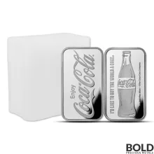 1 oz Coca-Cola Silver Bar (Tube of 20)