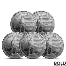 1 oz Second Amendment Silver Round (Lot of 5)