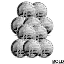 5 oz Second Amendment Silver Round (Lot of 10)