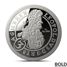 1 oz 3-Kreuzer Re-Strike Silver Medallion (Proof-like)