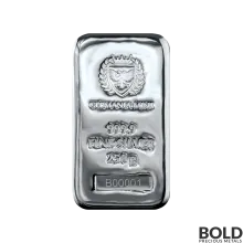 Silver 250 Gram Germania Mint Cast Bar