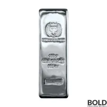 Silver 100 oz Germania Cast Bar