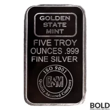 5 oz GSM Silver Bar