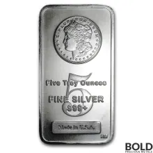 5 oz Morgan Silver Bar