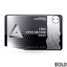 1 Kilo Pressburg Triangle Silver Bar