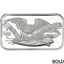 1 oz SilverTowne Retro Eagle Silver Bar