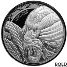 2022 1 oz Cameroon Mandrill Monkey Silver Coin (BU)