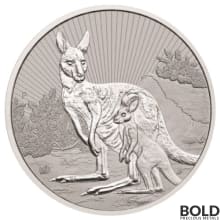 2023 Silver 2 oz Perth Mint Next Generation: Mother & Baby Kangaroo Piedfort