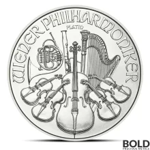 2024 1/25 oz Austria Philharmonic Platinum Coin (BU)