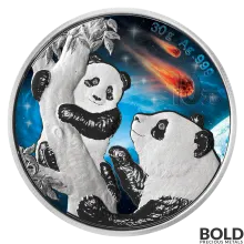 2021 Glowing Galaxy III China Panda 30 g Silver