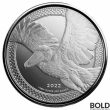 2022 1 oz Congo Shoebill Stork Silver Coin (BU)