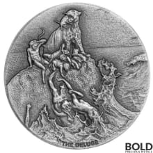 2022 2 oz Fiji The Deluge Biblical Series Silver Coin