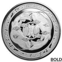 2023 1 oz Fiji Koi Fish Silver Coin (BU)