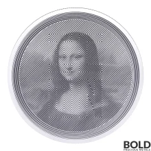 2021 1 oz Tokelau ICON: Mona Lisa Silver Coin (Prooflike, Impaired)