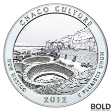 2012 5 oz America The Beautiful Chaco Culture NP New Mexico Silver Coin