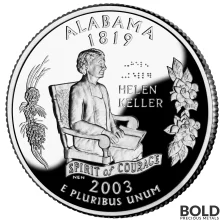 2003-S State ALABAMA Silver Quarter (Proof)