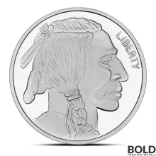 1 oz Buffalo Silver Round (SilverTowne)