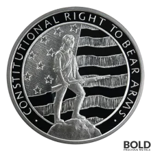 2 oz Second Amendment Silver Round