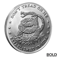 1 oz Don't Tread On Me Silver Round