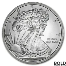 5 oz Walking Liberty Silver Round