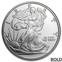 1/4 oz Walking Liberty Silver Round