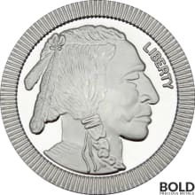 1 oz SilverTowne Buffalo Stacker Silver Round