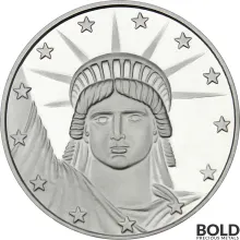 1 oz SilverTowne Lady Liberty Silver Round