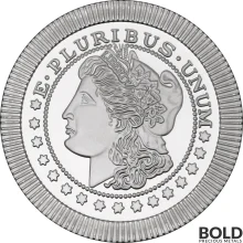 1 oz SilverTowne Morgan Stacker Silver Round