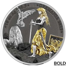 2023 Silver 10 oz Lady Germania Ennobled BU Round ANA