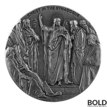 2020 2 oz Scottsdale Biblical Series Christ in the Synagogue Silver Coin